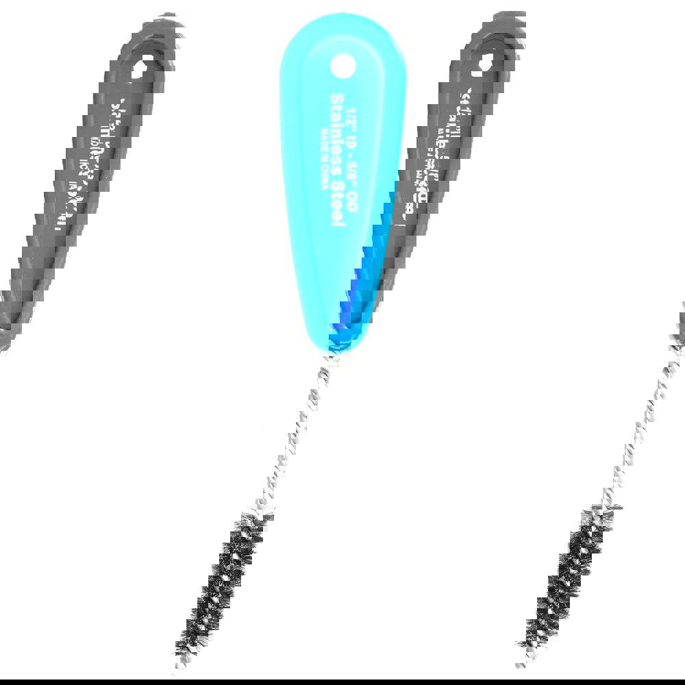 11/16 Inch Actual Brush Diameter, Stainless Steel, Refrigeration, Hand Fitting and Cleaning Brush